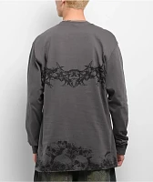 Vitriol Layered AF II Charcoal Long Sleeve T-Shirt