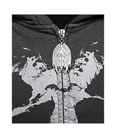 Vitriol Lightning Black Wash Zip Hoodie