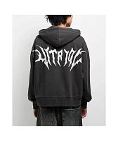 Vitriol Lightning Black Wash Zip Hoodie