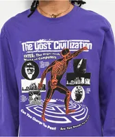 Vitriol Lost City Purple Long Sleeve T-Shirt