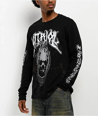 Vitriol Mirror Mirror Black Thermal Long Sleeve T-Shirt