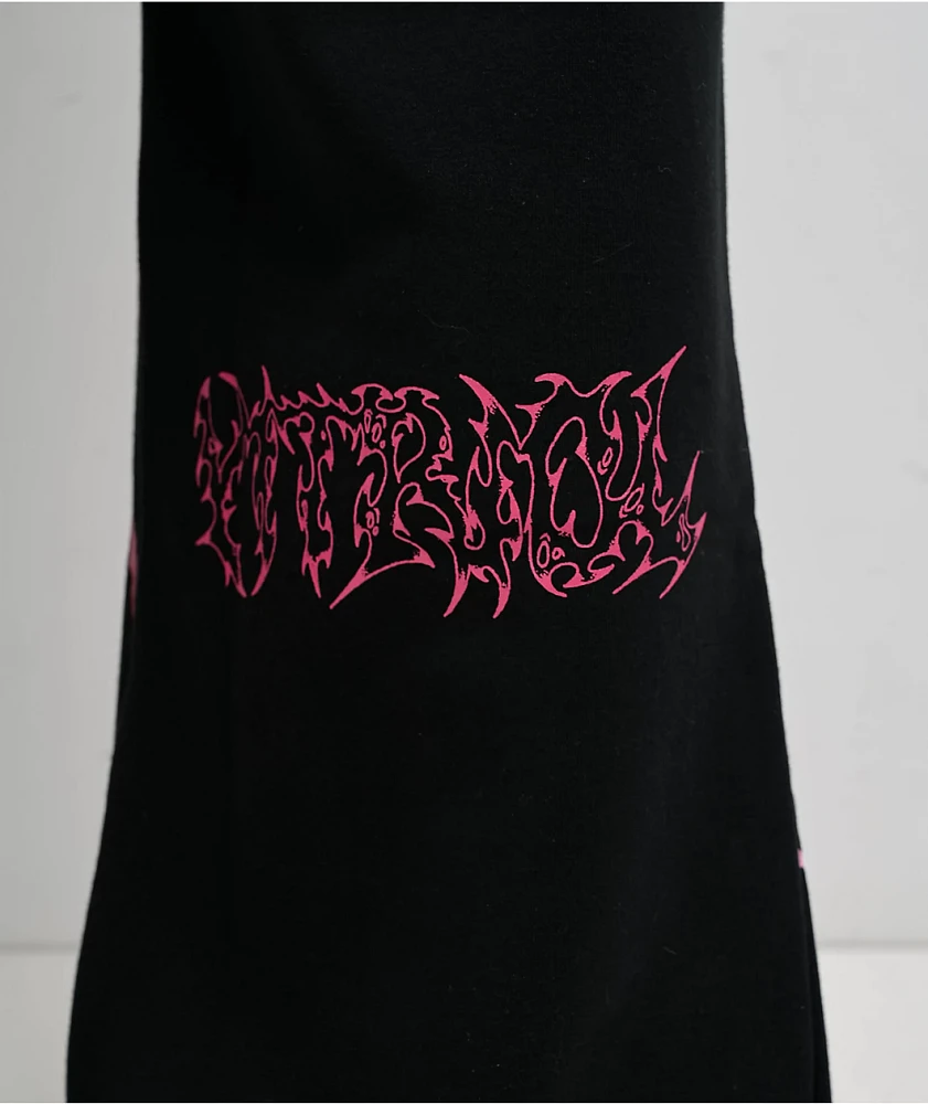 Vitriol Myla Black Wide Leg Sweatpants