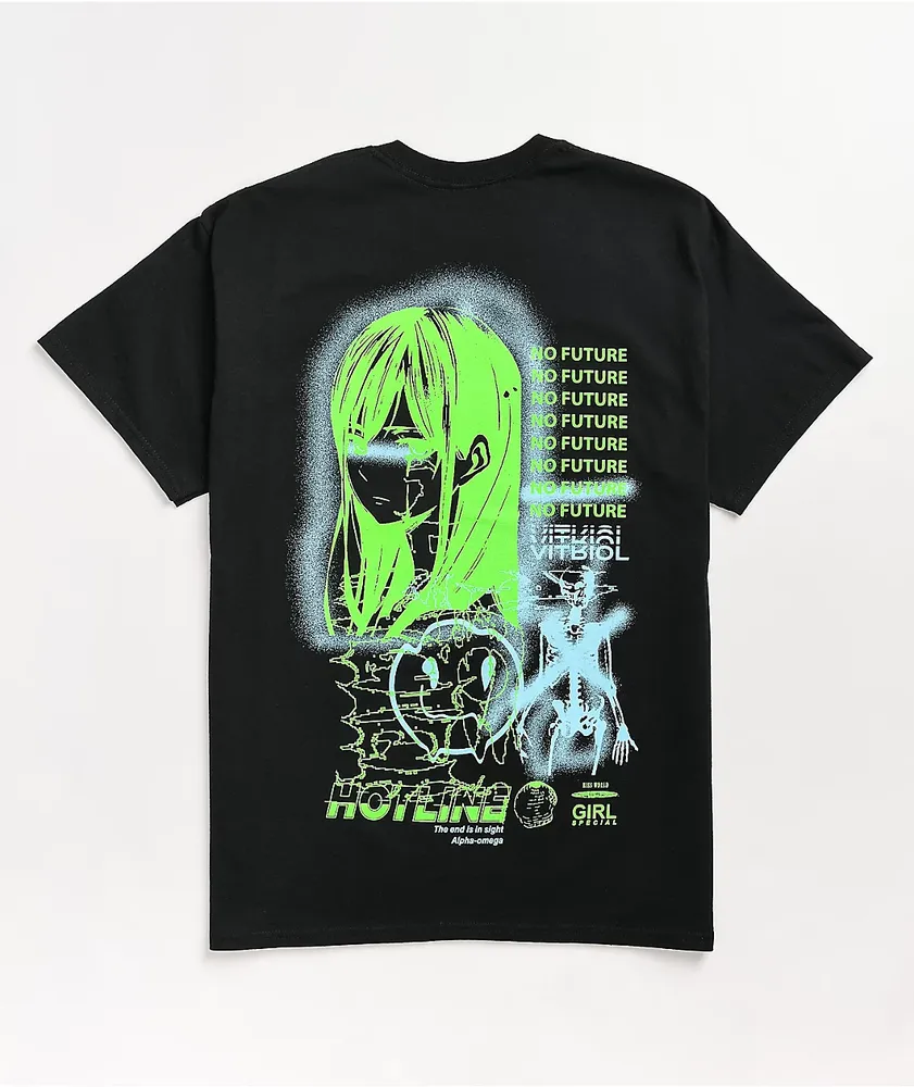 Vitriol No Future Black T-Shirt | MarketFair Shoppes