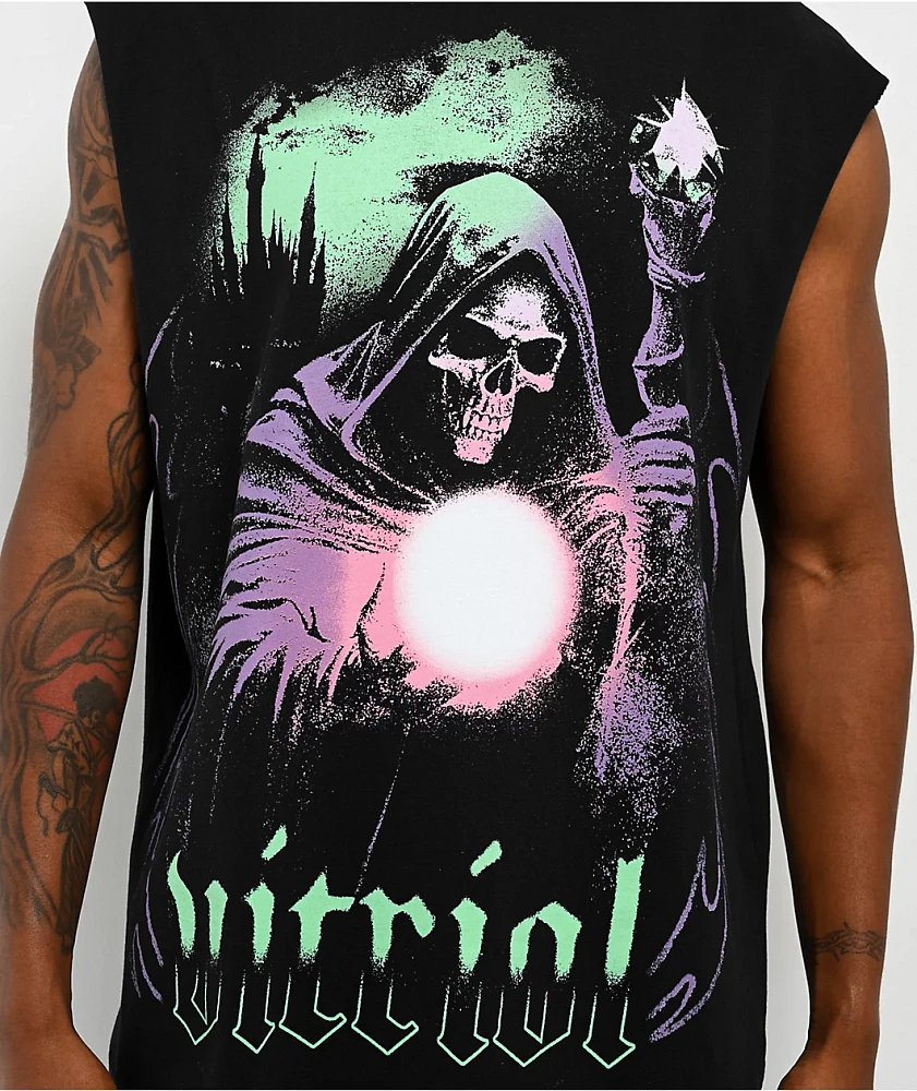 Vitriol Reaper Fantasy Black Tank Top