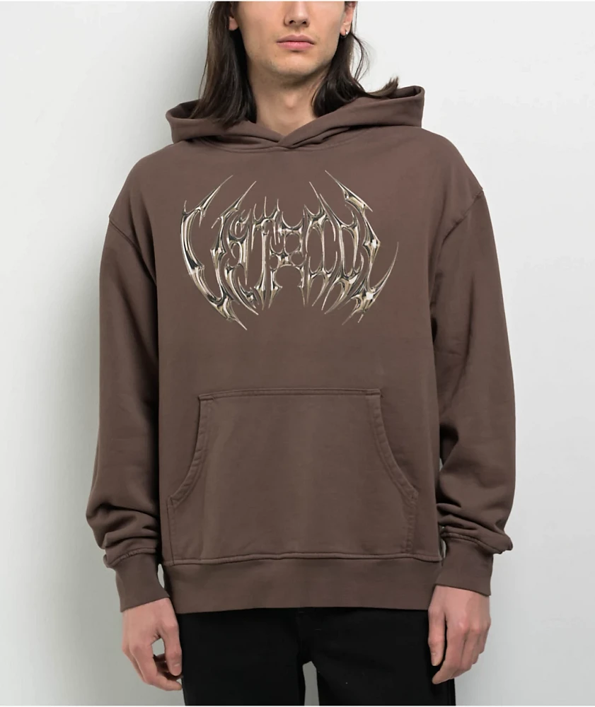 Vitriol Rebuff Brown Hoodie