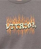 Vitriol See U In Heck Black Wash T-Shirt