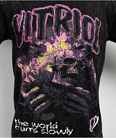 Vitriol Slow Burn Black Wash T-Shirt