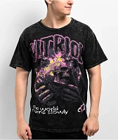 Vitriol Slow Burn Black Wash T-Shirt