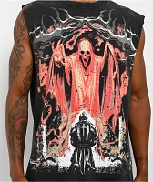 Vitriol Sworn Black Wash Tank Top