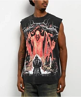 Vitriol Sworn Black Wash Tank Top
