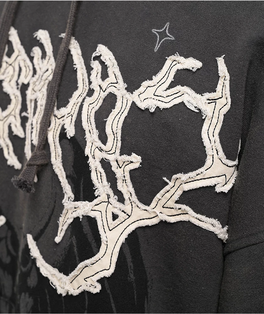 Vitriol Thunder Black Wash Hoodie