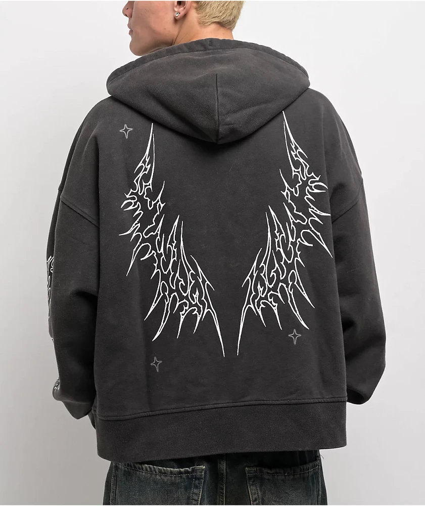 Vitriol Thunder Black Wash Hoodie