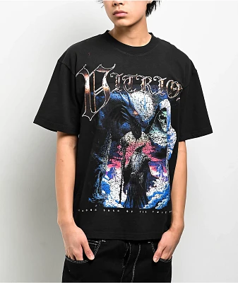 Vitriol Twin Moon Black T-Shirt