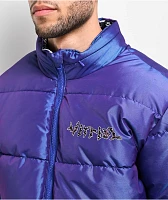 Vitriol Verso Purple Reversible Puffer Jacket