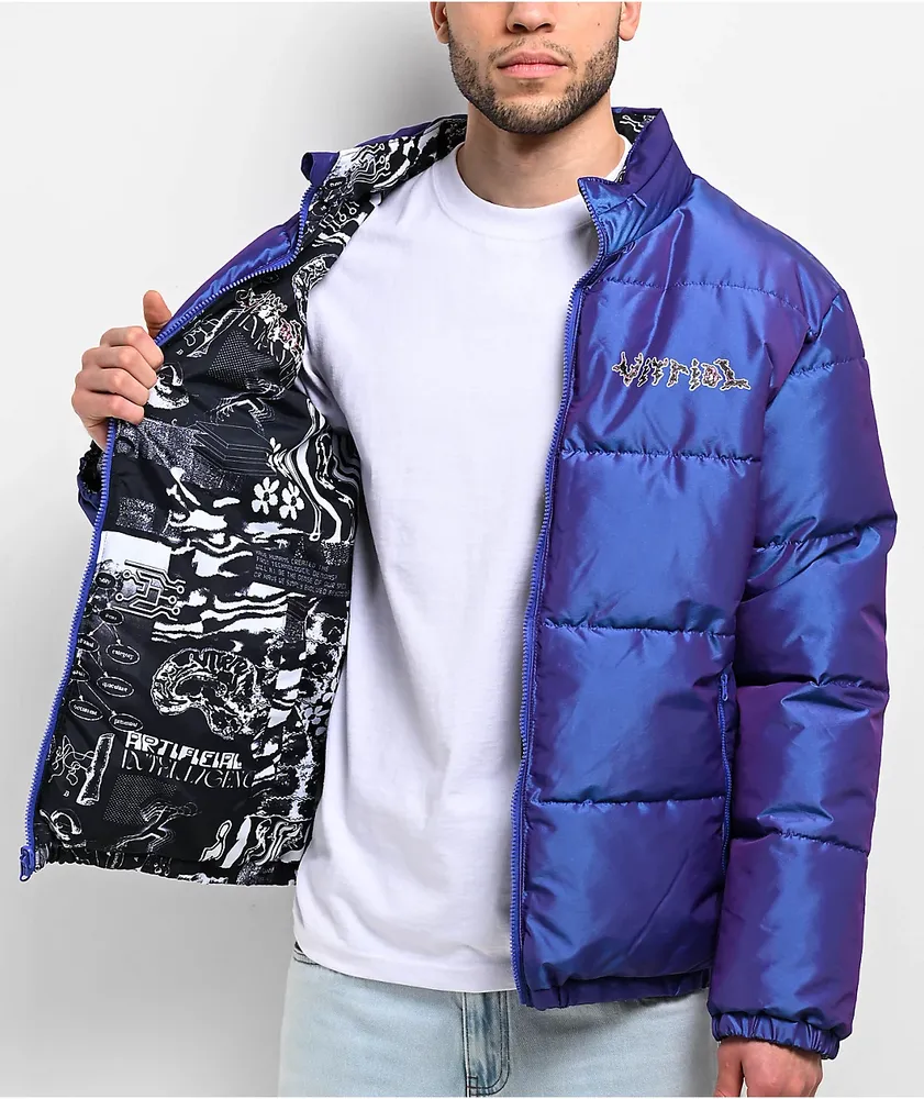 Vitriol Verso Purple Reversible Puffer Jacket