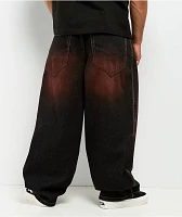 Vitriol Voided Color Black Wash Ultra Wide Jeans