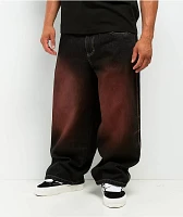Vitriol Voided Color Black Wash Ultra Wide Jeans