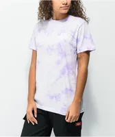 Viva La Bonita Hella Worthy Purple Tie Dye T-Shirt