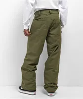 Volcom 5 Pocket Green 10K Snowboard Pants
