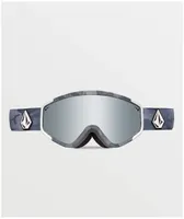 Volcom Attunga Cloudwash Camo & Silver Chrome Snowboard Goggles