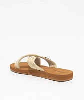 Volcom Double Cross Cream Sandals