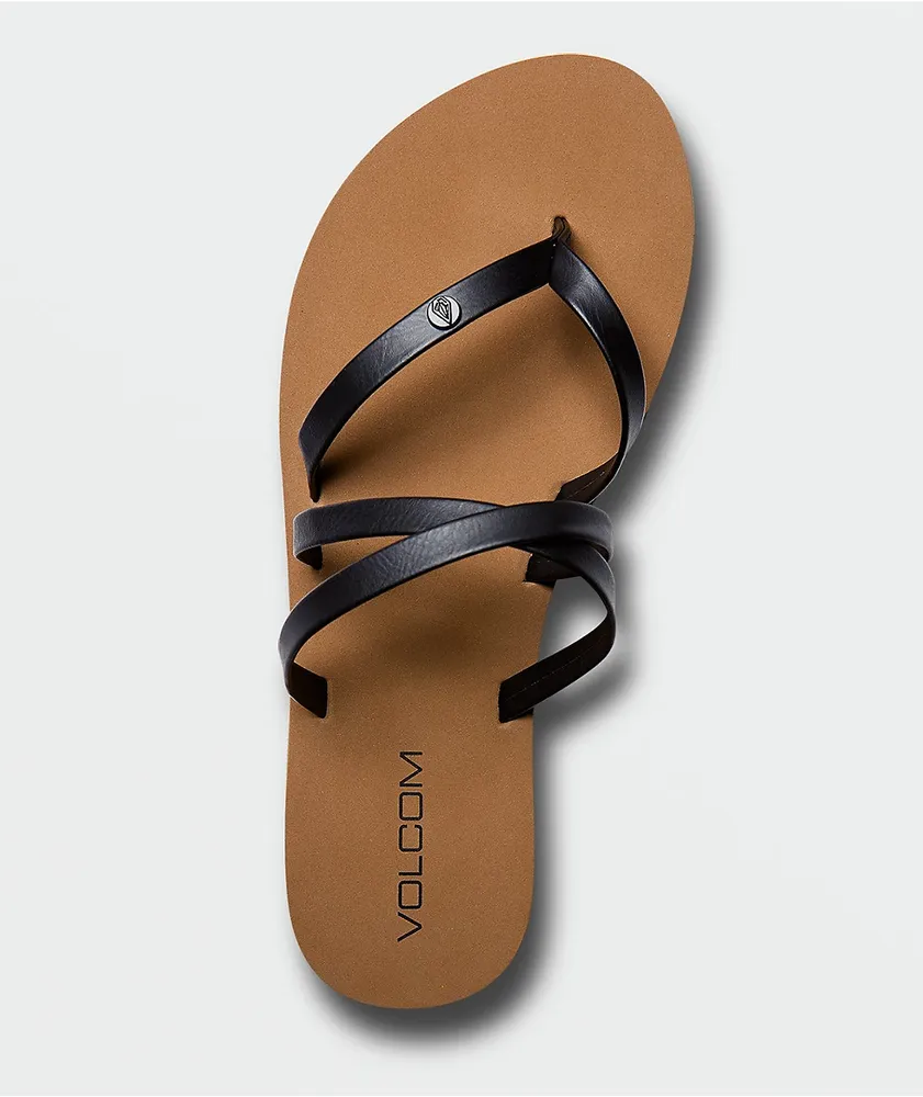 Volcom Easy Breezy II Black Sandals