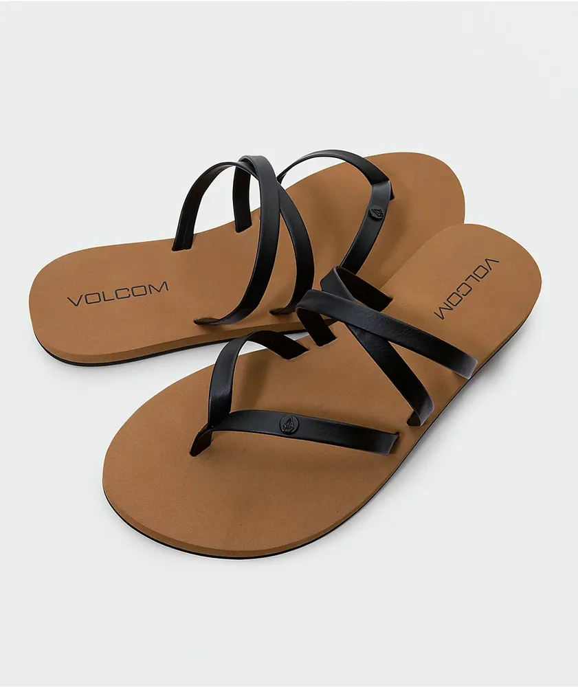 Volcom Easy Breezy II Black Sandals