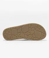 Volcom Eco Recliner 2 Brown Leather Sandals