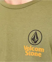Volcom Ez-Duz-It Mil Green T-Shirt