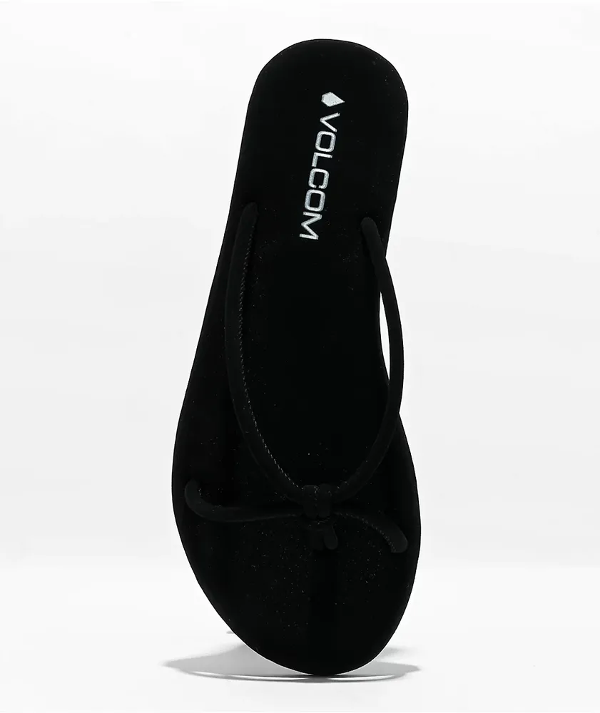 Volcom Fast Forward Black Strap Sandals