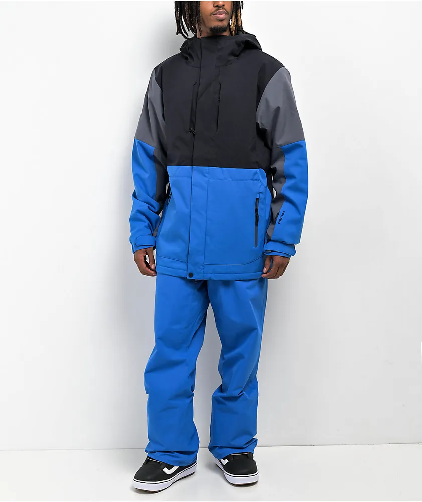 Volcom Five Pocket Blue 10K Snowboard Pants 2024