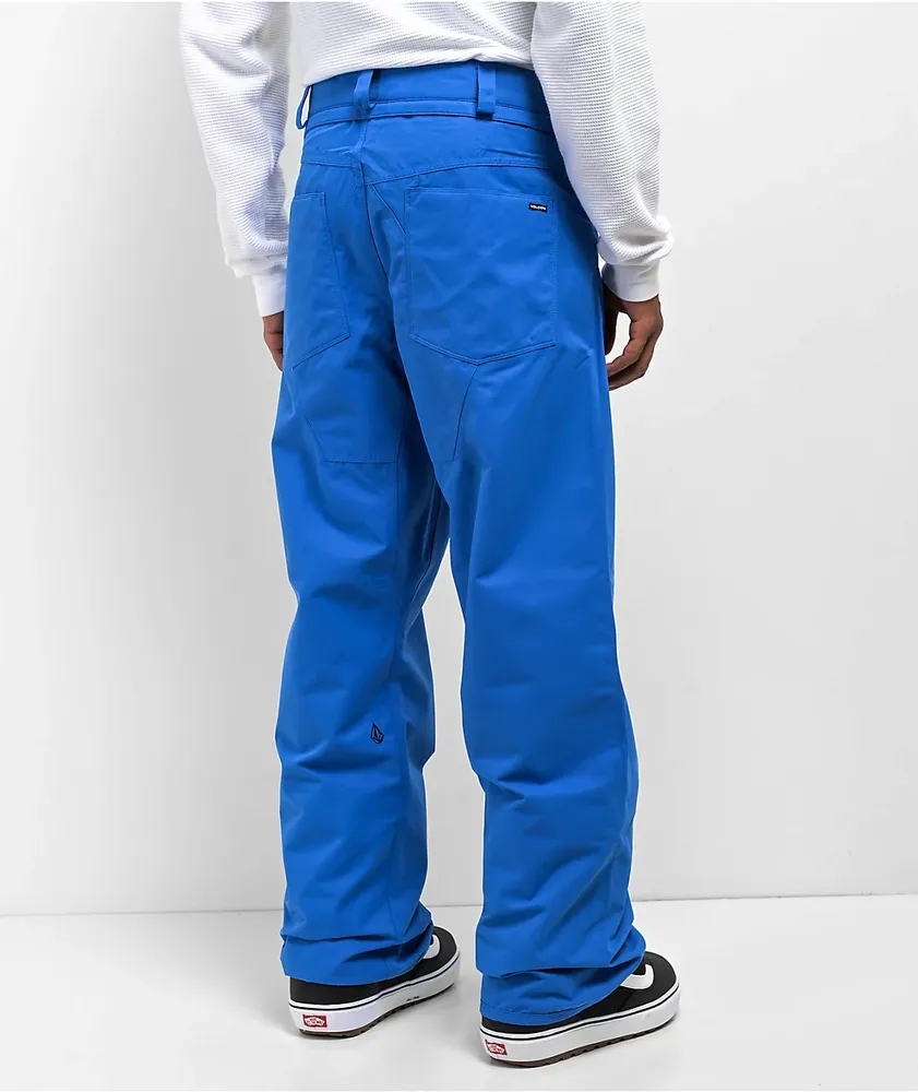 Volcom Five Pocket Blue 10K Snowboard Pants 2024