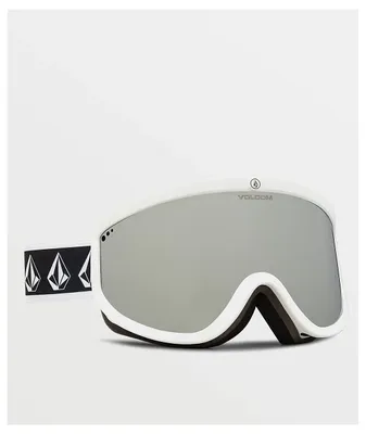 Volcom Footprints White Rerun Snowboard Goggles 2023