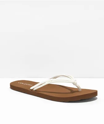 Volcom Forever and Ever II White Sandals