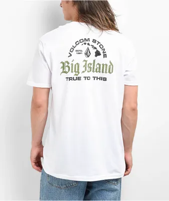 Volcom Hi Big Island White T-Shirt