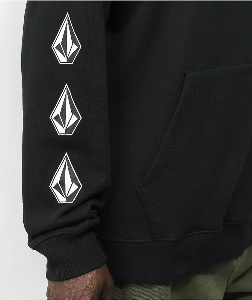 Volcom Iconic Stone Black Hoodie