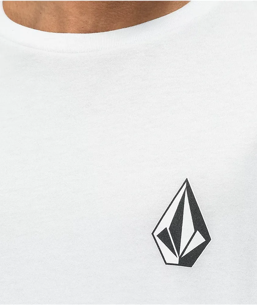 Volcom Iconic Stone White Long Sleeve T-Shirt