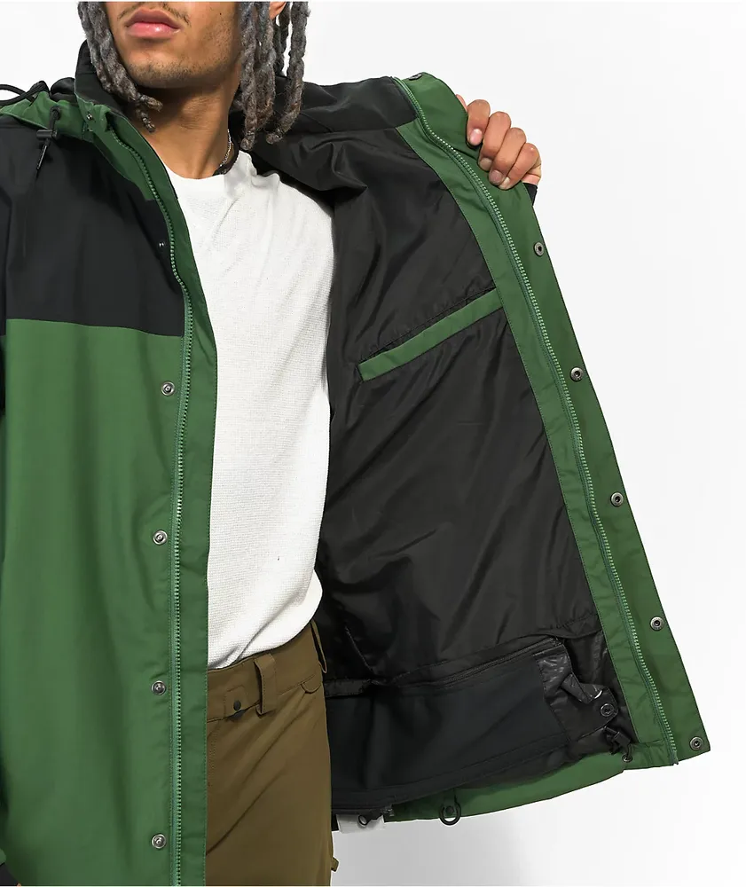 Volcom Longo Dark Green Gore-Tex Anorak Snowboard Jacket