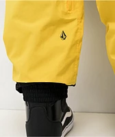 Volcom Longo Gore-Tex Black & Yellow 15K Snowboard Pants