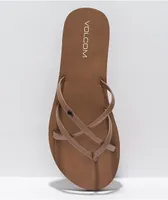 Volcom New School Cognac Sandals