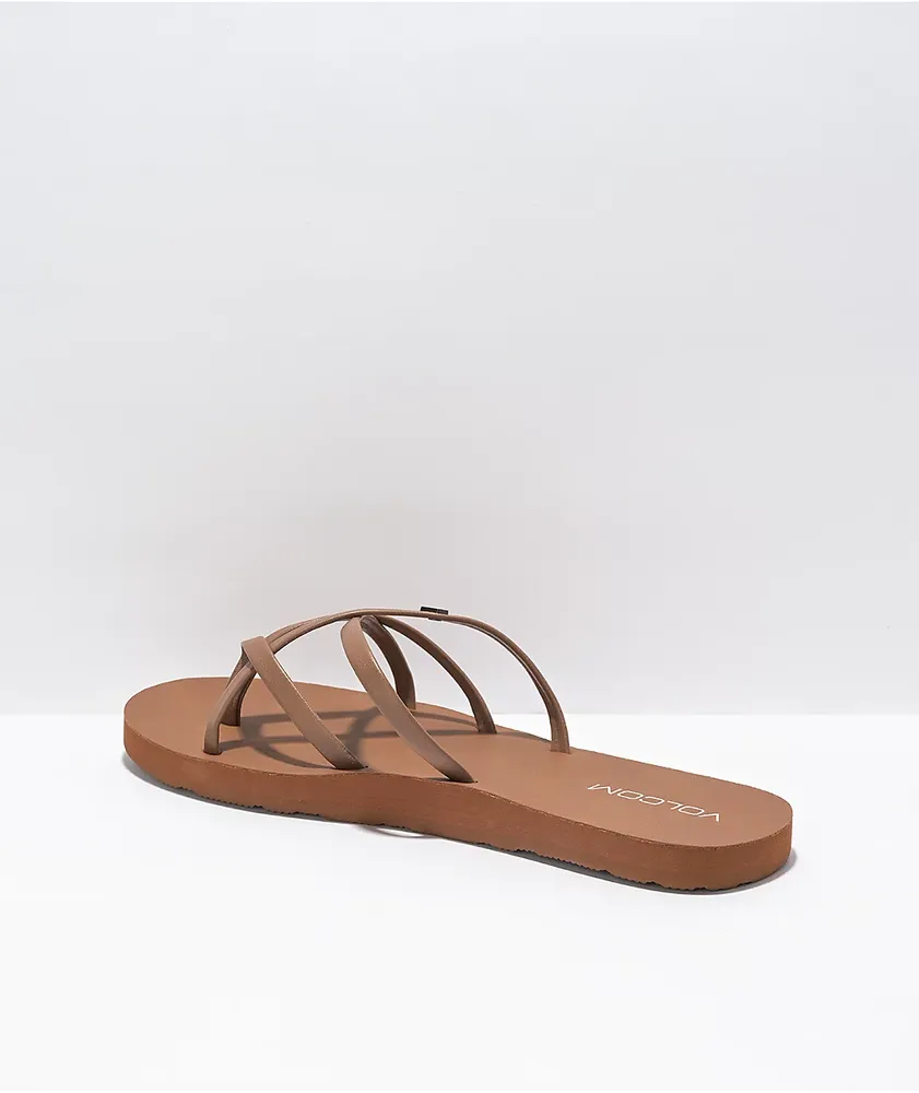 Volcom New School Cognac Sandals