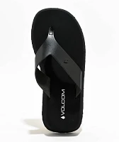 Volcom Not Ur Moms Platform Black Sandals