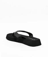 Volcom Not Ur Moms Platform Black Sandals