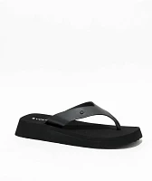 Volcom Not Ur Moms Platform Black Sandals