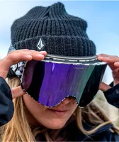 Volcom Odyssey OP Art & Purple Chrome Snowboard Goggles