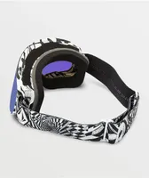 Volcom Odyssey OP Art & Purple Chrome Snowboard Goggles
