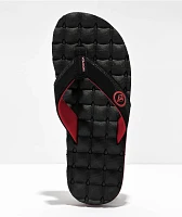 Volcom Recliner Black & Red Sandals