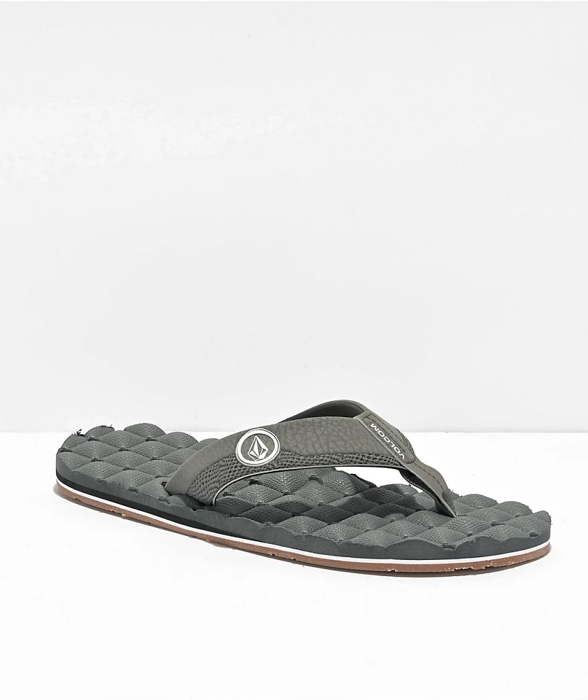 Volcom Recliner Light Grey Sandals