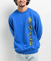 Volcom Sea Punk Patriot Blue Crewneck Sweatshirt