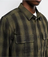 Volcom Shadowstone Winter Moss Long Sleeve Flannel Shirt